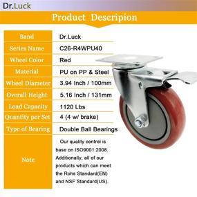 img 3 attached to Dr Luck BrakePremium Commercial Non Marking 🔥 Capacity - The Ultimate Solution for Outstanding Braking Performance