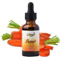 🥕 organic carrot seed oil – cold pressed, 100% pure, unrefined, all natural, therapeutic grade daucus carota carrots moisturizer cream for skin, face treatment, and hair growth - by allurials (1 oz) logo