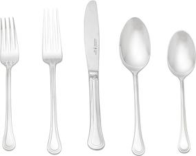 img 4 attached to 🍴 Henckels 65-Piece Astley Silver Flatware Set for Enhanced SEO