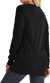 img 1 attached to 👚 Comfortably Stylish: Long Sleeve Graphic Pullover Sweatshirts with Pockets for Women