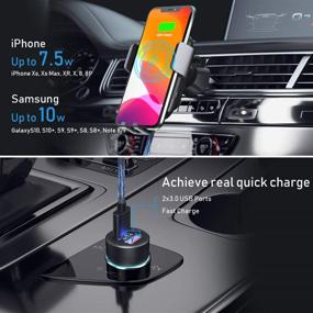 img 3 attached to Wireless Car Charger Accessories & Supplies for Vehicle Electronics Accessories