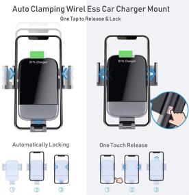 img 2 attached to Wireless Car Charger Accessories & Supplies for Vehicle Electronics Accessories