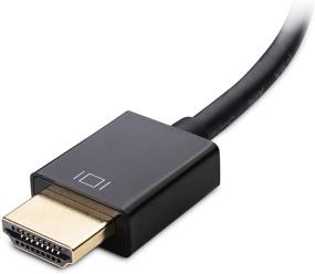 img 1 attached to 💻 Адаптер Cable Matters HDMI to VGA: Высококачественный конвертер HDMI в VGA в элегантном черном дизайне.