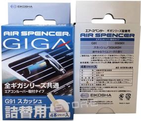 img 2 attached to 🍋 Air Spencer Giga Squash Scent Refills for Giga Clip, Clipia, Bijou & More - 3-Box Pack