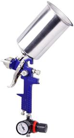 img 2 attached to 🎨 BANG4BUCK Professional HVLP Gravity Feed Air Spray Gun with Multiple Nozzles and Aluminum Cup for Auto Paint, Primer, Clear/Top Coat & Touch-Up - Ultimate Precision and Efficiency