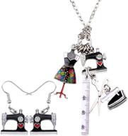 duowei machine scissors necklace pendants logo