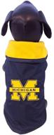 🐶 ncaa michigan wolverines collegiate outerwear dog coat by all star dogs логотип