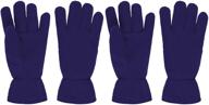 🧤 2-pack warm fleece gloves for kids | ideal winter gloves for boys or girls logo