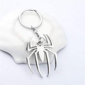 img 1 attached to FUSTMW Keychain Superhero Spiderman Inspired