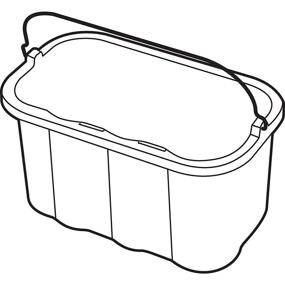 img 1 attached to 🟨 Rubbermaid Commercial Products: 10 Quart Sanitizing Cleaning Caddy Organizer - Yellow