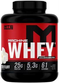img 1 attached to 🏋️ Power-packed Performance: MTS Machine Whey Protein (5lbs, Peanut Butter Fluff)