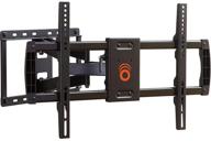 📺 echogear full motion tv wall mount bracket for 75" tvs - extends 16" from wall with smooth swivel & tilt - easy 3-step installation логотип