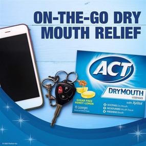 img 1 attached to ⏳ ACT Dry Mouth Lozenges: Effective Honey-Lemon Relief, Sugar Free & Xylitol-Enhanced – 18 count