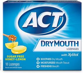 img 4 attached to ⏳ ACT Dry Mouth Lozenges: Effective Honey-Lemon Relief, Sugar Free & Xylitol-Enhanced – 18 count
