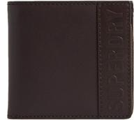 superdry vermont bifold leather wallet: stylish, durable, and functional logo