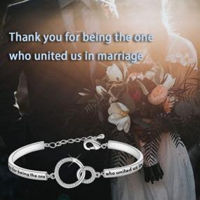 img 1 attached to 🎉 MAOFAED Wedding Officiant Gift: Gratitude for Uniting Us in Marriage as The One - a Bridal Party, Wedding Coordinator, and Photographer Gift