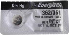 img 1 attached to 💪 Energizer 361 362 Silver Oxide Watch Batteries: Long-Lasting Power for SR721SW and SR58 Watches