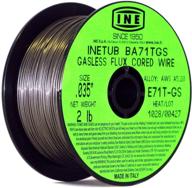 inetub ba71tgs gasless flux cored welding wire - .035-inch, 2-pound spool, carbon steel logo