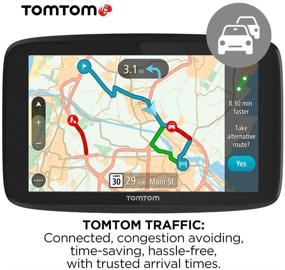 img 2 attached to Исключительный опыт навигации: TomTom GO Supreme 6” GPS 📍 с картами мира, предупреждениями о трафике, обнаружением камер скорости и обновлениями через WiFi.