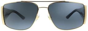 img 2 attached to 🕶️ VE2163 Metal Versace Sunglasses for Men