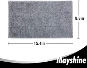 img 3 attached to 🧹 MAYSHINE 6-Pack Microfiber Head Flip Mop Refill Pads – Washable, Replacement Cleaning Pads for Wet & Dry Dust Mop, Machine Washable, 15.4 X 8.8 Inches, Ideal for All Surface Cleaning