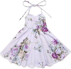img 3 attached to Timelessly Charming: Flofallzique Vintage Toddler Sundress - Exquisite Clothing for Wedding-Ready Girls