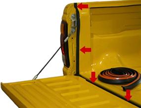 img 3 attached to 🚧 6ft ESI Ultimate Tailgate Seal featuring Taper Seal - Perfect for Enhancing Sidewalls or Tailgate Gap