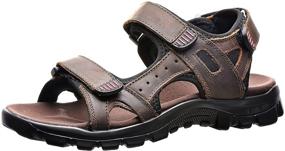 img 4 attached to Outdoor Hiking Sandals Athletic Sport Men's Shoes and Athletic