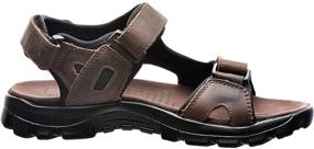 img 2 attached to Outdoor Hiking Sandals Athletic Sport Men's Shoes and Athletic