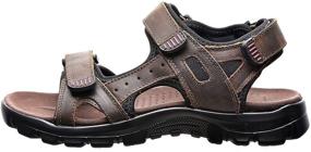 img 3 attached to Outdoor Hiking Sandals Athletic Sport Men's Shoes and Athletic