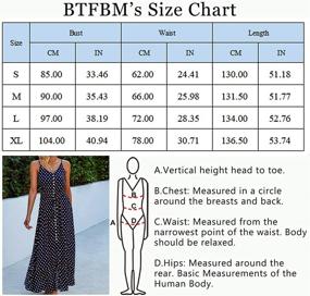 img 1 attached to Летние безрукавные платья с пастой BTFBM: Женская одежда высшего класса