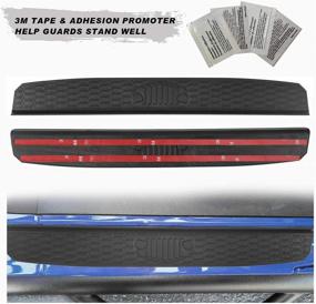 img 1 attached to 🚪 Seven Bears Door Sill Guards for 2018-2019 Wrangler JL/JLU, 2020 Gladiator JT - Black Entry Guards (4-Door) - Shop Now