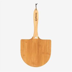 img 2 attached to 🍕 Bamboo Pizza Peel with Foldable Wood Handle: Easy Storage, 12-Inch Diameter, Gourmet Luxury Pizza Paddle - Chef Pomodoro