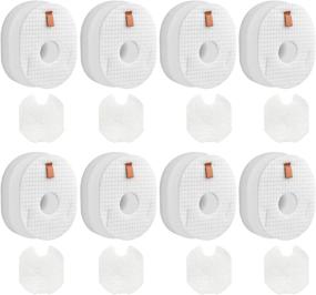 img 4 attached to 🚀 8 Pack Anicell HV300 Replacement Filters for Shark Rocket Ultra-Light - Compatible with HV292, HV300, HV300W, HV301, HV302, HV303, HV305, HV308, HV310, UV450 - Replaces Part XFFV300