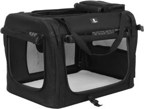 img 2 attached to Versatile X-ZONE PET 3-Door Folding Soft Dog Crate: Ideal Indoor & Outdoor Pet Home with Multiple Sizes and Attractive Colors