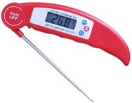 the card zoo instant read meat thermometer for bbq kitchen cooking smoker deep fry, digital lcd display, food grade stainless steel probe - size b, improved seo logo