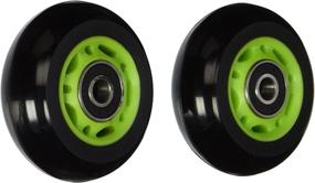 img 1 attached to High-Performance Green Replacement 🟢 Rear Wheels for Razor PowerWing DLX