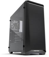 phanteks ph-ec416ptg_bw eclipse p400 стальной корпус среднего башенного типа atx черного/белого цвета. логотип