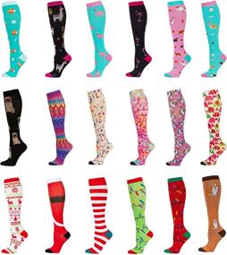 img 3 attached to 🧦 Best Compression Socks for Women and Men | 20-30mmHg | Ideal for Nurses, Travel, Pregnancy