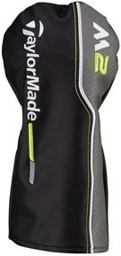 img 2 attached to TaylorMade 2017 M2 Black/Gray/Lime Green Leather Driver Headcover - Sleek Protection for Your Golf Club