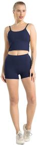 img 1 attached to CHRLEISURE High Waist Yoga Bike Shorts for Women - Workout Booty Spandex Shorts, Soft and Comfy