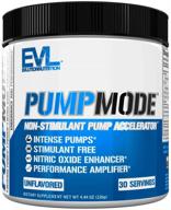 💪 evlution nutrition pump mode: the ultimate nitric oxide booster for intense pumps, performance, and vascularity - 30 servings (unflavored) logo