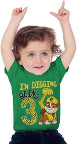 img 3 attached to 👕 Tstars Digging Birthday Official Toddler Boys' Clothing: Trendy Tops, Tees & Shirts