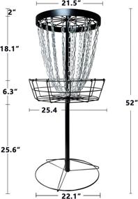 img 3 attached to Disc Golf Basket Target Portable