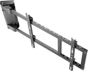 img 2 attached to Enhance Your TV Experience with the ynVISION Motorized Swing Wall Mount Bracket: Remote Control Included!