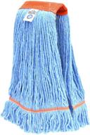 🧹 nine forty usa wet mop head refill, janitorial heavy duty industrial commercial yarn replacement (1 pack, medium) logo