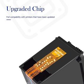 img 3 attached to 🖨️ Заменяемый картридж Valuetoner, переработанный, для принтера HP 65 XL 65XL N9K04AN для Envy 5055 5052 5058, DeskJet 3755 2655 3720 3722 3723 3730 3732 3752 3758 2652 2624, с обновленной микросхемой (2 черного).
