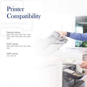 img 1 attached to 🖨️ Заменяемый картридж Valuetoner, переработанный, для принтера HP 65 XL 65XL N9K04AN для Envy 5055 5052 5058, DeskJet 3755 2655 3720 3722 3723 3730 3732 3752 3758 2652 2624, с обновленной микросхемой (2 черного).