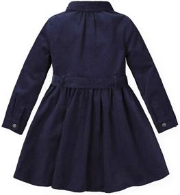 img 3 attached to 👗 Charming Tie-Waist Shirtdress for Girls by Hope & Henry