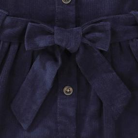 img 1 attached to 👗 Charming Tie-Waist Shirtdress for Girls by Hope & Henry